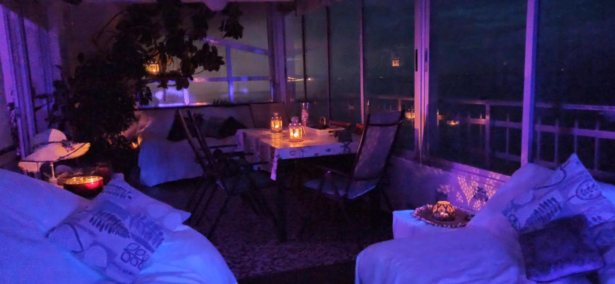 Blue Double Private Room At Front Beach - Habitacion Doble En La Playa Valencia Bagian luar foto